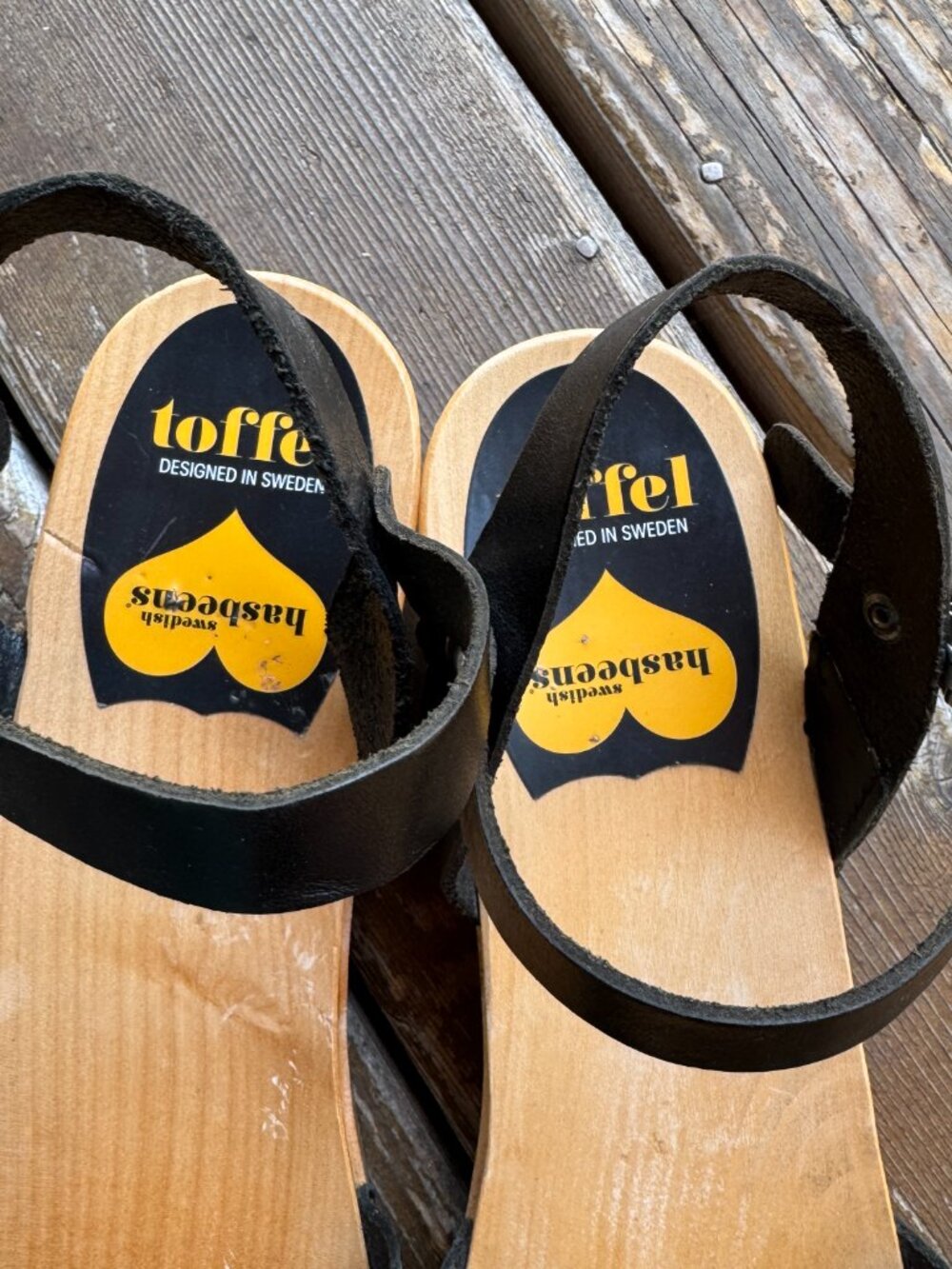 Swedish Hasbeens Black Ornament Clog Sandal in Women's US 10/41EU - Retail $260 - Picture 6 of 16